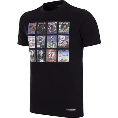 COPA - Panini FIFA WK Collage T-shirt - Heren - Zwart - S