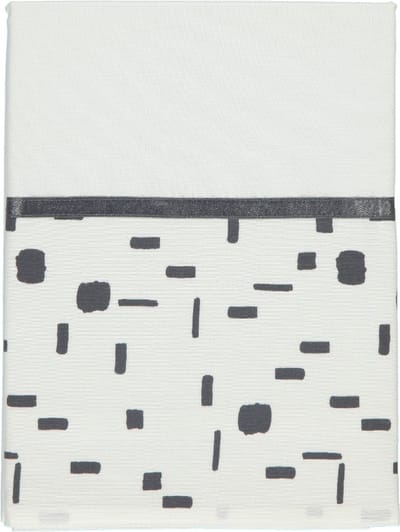 Briljant Baby Wieg Laken Art - 75x100 - Antraciet