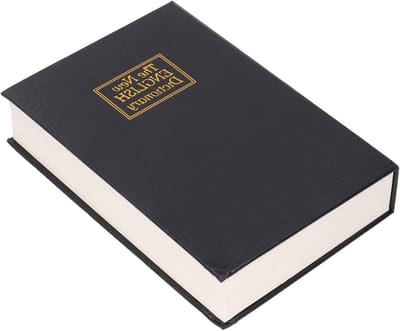 Verborgen Boek Kluis voor Waardevolle Spullen, Veiligheidsslot en Discreet Ontwerp