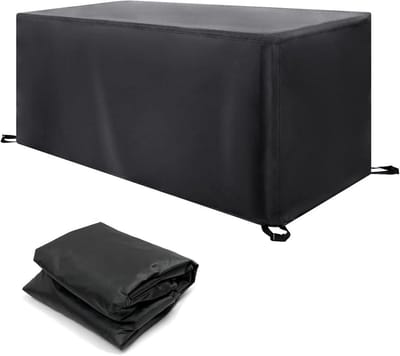 Waterdichte Rechthoekige Tuinmeubelhoes 150x90x90 cm - Zwart 420D Oxford Stof