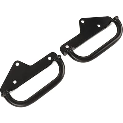1 Paar Motorfiets Achterpassagier Armsteun Links Rechts Achterbank Grijpbeugel Stangen Handvat Armsteun Kit voor black