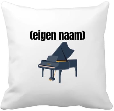 Akyol - piano met eigen naam Kussen hoes - Piano - muziek liefhebbers - iemand die houdt van piano spelen - verjaardag - cadeau - kado - 40 bij 40 cm