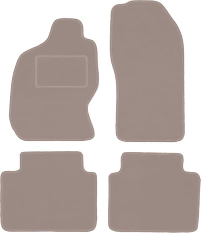 Beige veloursmatten voor: Nissan Patrol Y61 GU GR off-road (1998-2004)