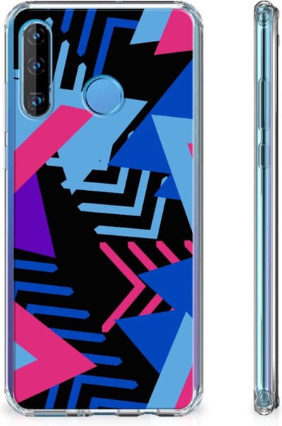 Huawei P30 Lite Shockproof Case Funky Triangle