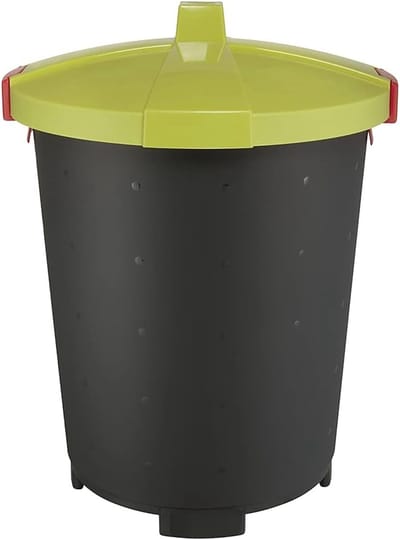 Vuilnisbak met Afsluitbaar Deksel - 45 L, Ruimtebesparend en Stijlvol Design