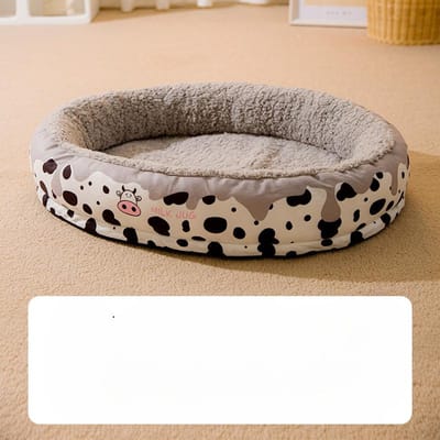 Chenil Lit pour chien toutes saisons Démontable et lavable Tapis pour chien Chaud pour l'hiver Petit et moyen chien Tapis de couchage Hiver Litière pour chat M: 55 * 40CM