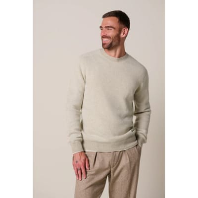 Profuomo Ppxj30015b pullover crew neck raw white
