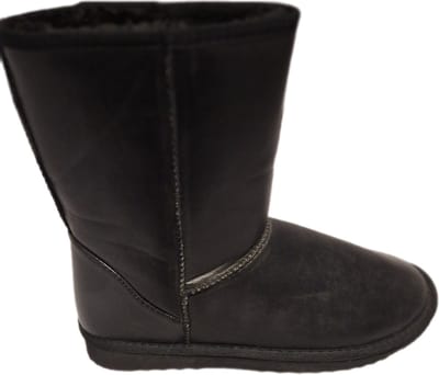 PRETTY- WINTERBOOTS-GEVOERD-LEDERLOOK-PROFIELZOOL-40
