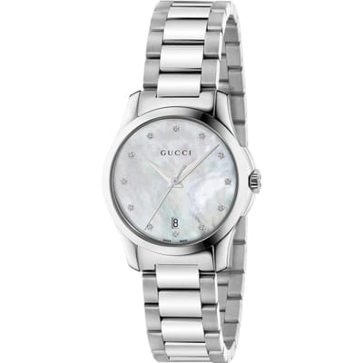 Gucci G-Timeless Dameshorloge met Moeder van Parel Wijzerplaat