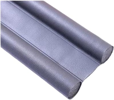 Deurtochtstopper 2 stuks - Tochtstrip deur - Tocht buiten houden - Slijtvast EVA materiaal - 93 cm lengte - Grijs