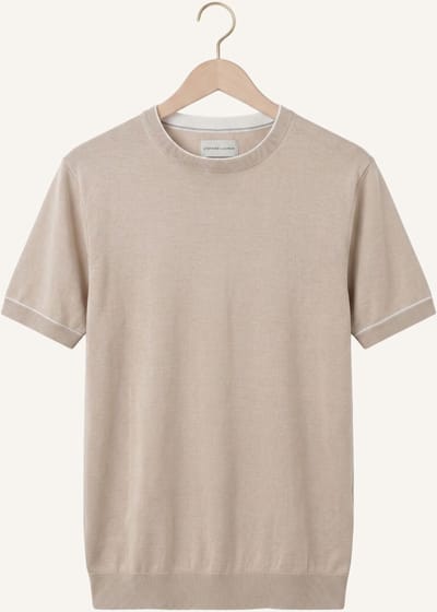 STEFANO LAURAN T-shirt Bror Polo's & T-shirts Heren - Beige - Maat L