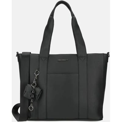 Enrico Benetti Taylor Shopper met 15 inch Laptopvak - Laptoptas - Zwart
