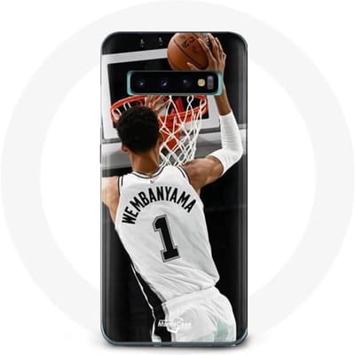 Samsung Galaxy S10 hoesje Victor Wembanyama #1 San Antonio Spurs Dunk