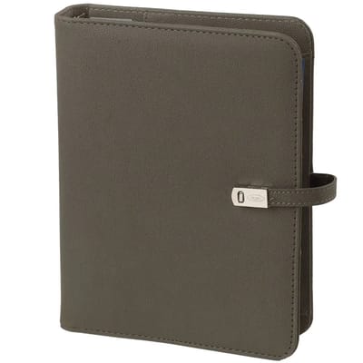 1011-17 A5 Ring Agenda Korrelgrijs 1 week per 2 paginas 2026-2027-2028
