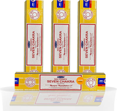 Wierookstokjes Satya Seven Chakra (los pakje van 15 gram)