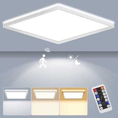 Plafondlamp met Bewegingssensor - Voor Keuken Slaapkamer Badkamer - Lamp Draadloos en Oplaadbaar - Badkamerverlichting