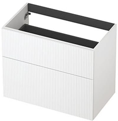 INK - Onderkast 2L A-sym Gelakt Gefr. Front - 800x450x650 Mm - Mat Wit