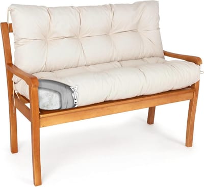 Bank kussen - Zitkussen - Buiten zitten - Waterafstotend - 140 x 80 cm - Beige
