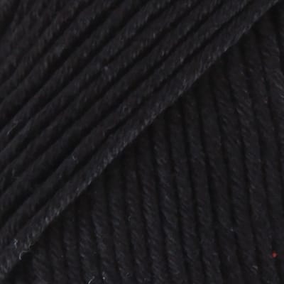 DROPS Muskat Uni Colour - 17 zwart - Katoen Garen