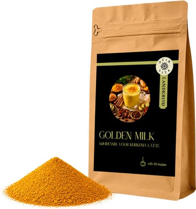 Golden Milk Kruidenmix 100g – Kruidenmix voor Kurkuma Latte, Gouden Melk, Smoothies & Havermout – Ocin Vita