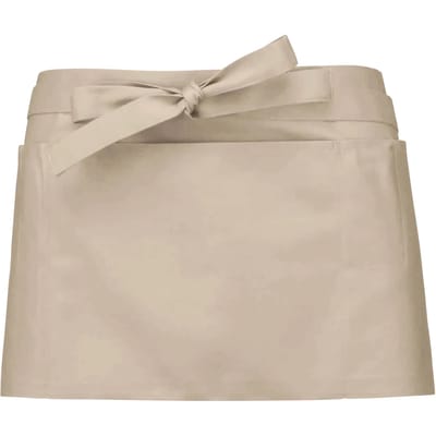 Kariban Polykatoen kort schort K896 - Beige - One size