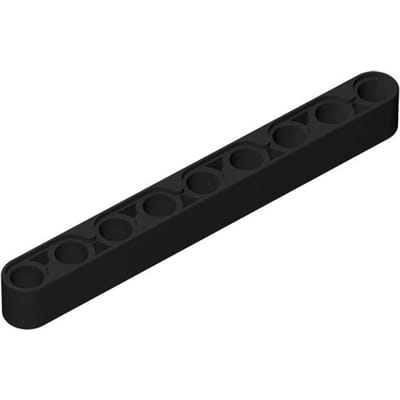 20 stuks MOC 64289 40490 High Tech 1x9 Dikke Hefarm Bouwstenen Klassieke Onderdelen voor Kinderen black