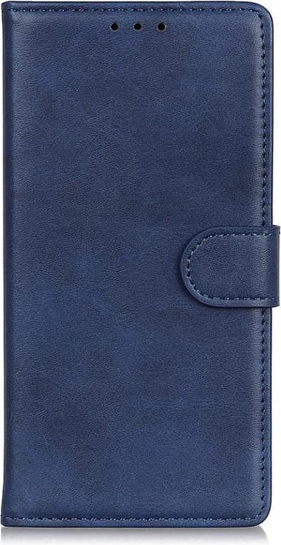 Casecentive Leren Wallet case met sluiting - hoesje - wallet - iPhone 13 mini - blauw
