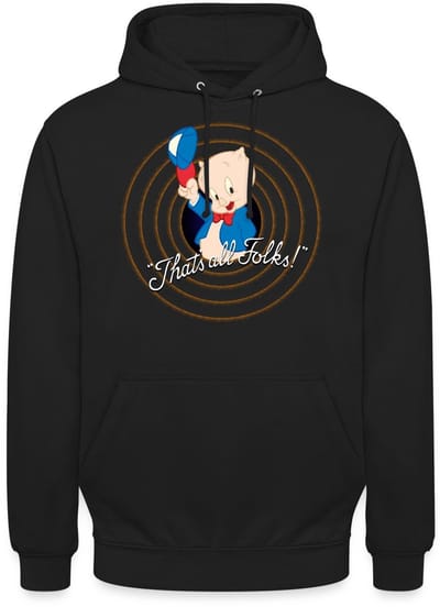 Looney Tunes Porky Pig Hoodie Unisex