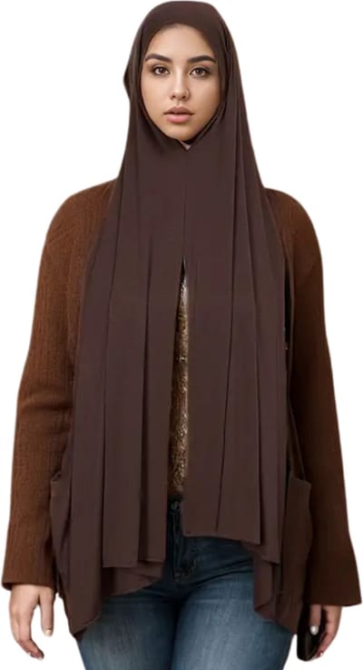 Bovista Hoofddoek - Hijab - Dames - Abaya - Sjaal - Islamitische Kleding - Moslim Kleding - Alhamdulillah - Marineblauw