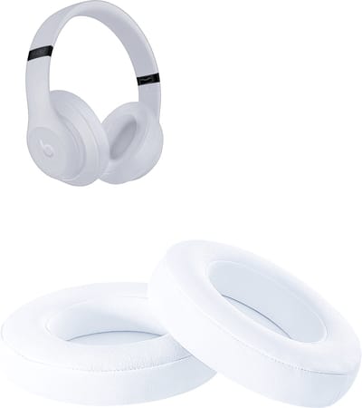 Oorkussens geschikt voor Beats By Dr. Dre Studio 2.0/3.0 wireless - Koptelefoon oorkussens voor Beats Studio wit