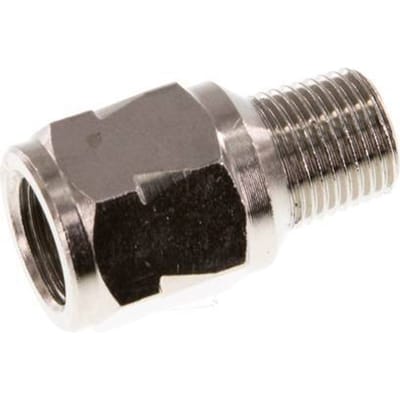 R/Rp 1/8'' M/V Mini Terugslagklep Vernikkeld Messing 10 bar (145 psi) NBR Met Veer