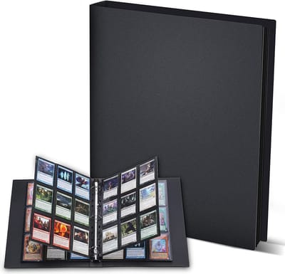 Verzamelmap - Compatibel met alle verzamelkaarten - Map voor 540 kaarten - 30 Pagina’s - 9 Pocket - A4 Formaat - Premium Kwaliteit - Card Binder Album 540 vakken met elastische band, Game Card Opbergmap 30 pagina's 9 Zakken voor elk waterdicht boekje