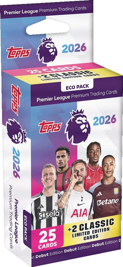 Topps/Merlin Premier League 2025/26 Trading Cards Eco Pack Trading cards