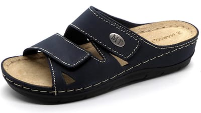 Marco Tozzi Dames Slipper - 27512-28-805 Blauw - Maat 41