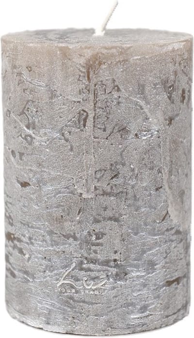 Rasteli Luz Your Senses Metal Kaars-Stompkaars Zilver D 7 cm H 10 cm voordeelaanbod van 2 stuks