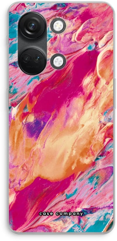 Case Company® - Hoesje geschikt voor OnePlus Nord 3 hoesje - Pastel Echoes - Soft Cover Telefoonhoesje - Bescherming aan alle Kanten en Schermrand