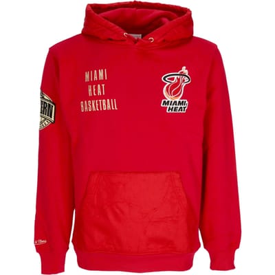 Herenhoodie Nba Team Og 2.0 fleecehoodie Vintage logo Miahea originele teamkleuren