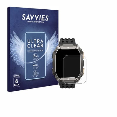Savvies - Screenprotector voor Banlvs G68 2.01" - Folie Beschermfolie transparant 6 Stuks