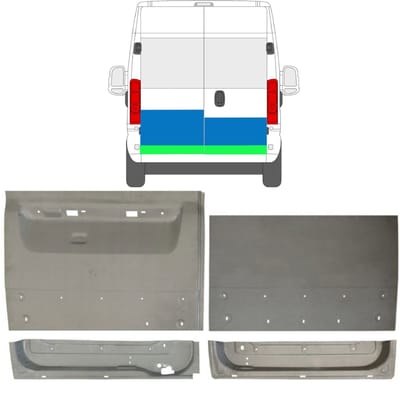 Reparatie plaatwerk achterste deuren voor Opel Movano 2021-2026
