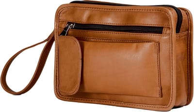 HAROLD'S Leren Utensil zak Country Men's Bag Cognac Lichtbruin