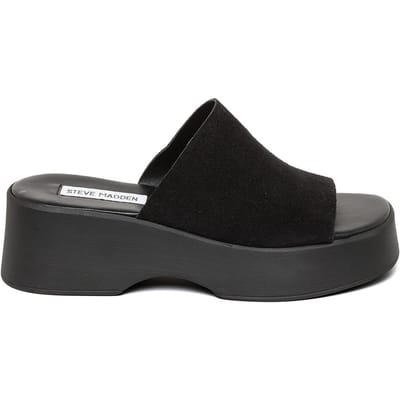 Steve Madden Slinky30 Sandals Black Suede Taglia: 41 | Infradito Outlet | Donna | Nero