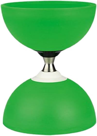 Jongleer Diabolo - Cirkel Speelgoed - Buiten Spelen - Gemaakt in Duitsland - 10 x 2 x 5 cm - Groen