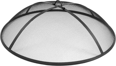 Vuurkorf Vonkenscherm - Buitenhoes Ember Guard - Veilig Buiten Vuur - Zwaar Staal Gaas - 36 Inch Diameter - Zwart