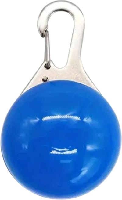 Bovista Lichtgevende Halsband - Verlichte Halsband - Lichtgevend - Hond - Kat - Lampje - Hondenhalsband Led - Oplaadbaar - Balletje - Blauw