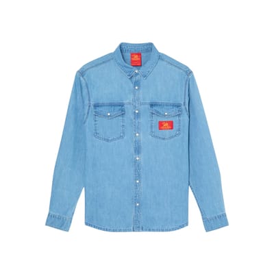 Quiksilver Bom Marley Uprising Overhemd Met Lange Mouwen Blauw S Man
