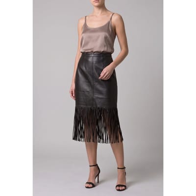 & Other Stories Pa Bella Leather Skirt Black Maat: 34 | Mini Rokken Outlet | Dames | Zwart