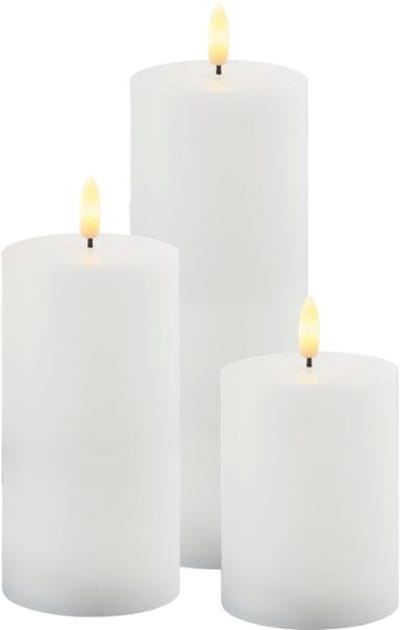 Sirius Home Sille OUTDOOR LED kaarsen - set 3 stuks - Ø7,5xH10/15/20cm