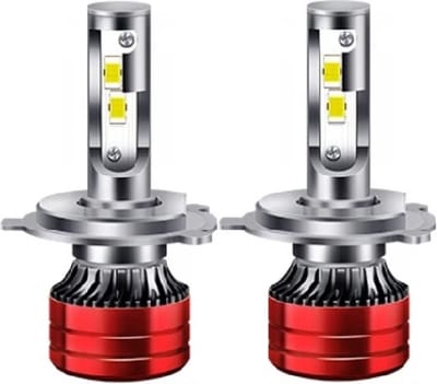 TLVX H4 Mini Turbo LED lampen 29.600 Lumen 6000k Helder Wit (set 2 stuks) CANBUS EMC adapter, Extra Fel, CSP LED CHIP 96 Watt Auto – Vrachtwagen - Scooter - Motor - Dimlicht - Grootlicht - Koplampen - Autolamp - Autolampen 12V - 24V - 36V