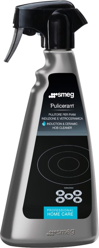 SMEG keramische en inductie kookplaat reiniger - 500ml - PULICERAM inductiekookplaat schoonmaken reinigingsmiddel spray