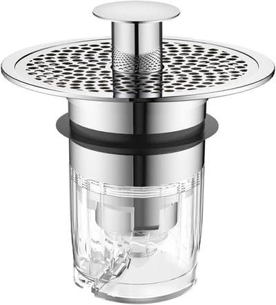 Verstelbare afvoerplug voor wastafel en keuken - Waterdichte anti-verstopping oplossing voor 32-40mm afvoeren